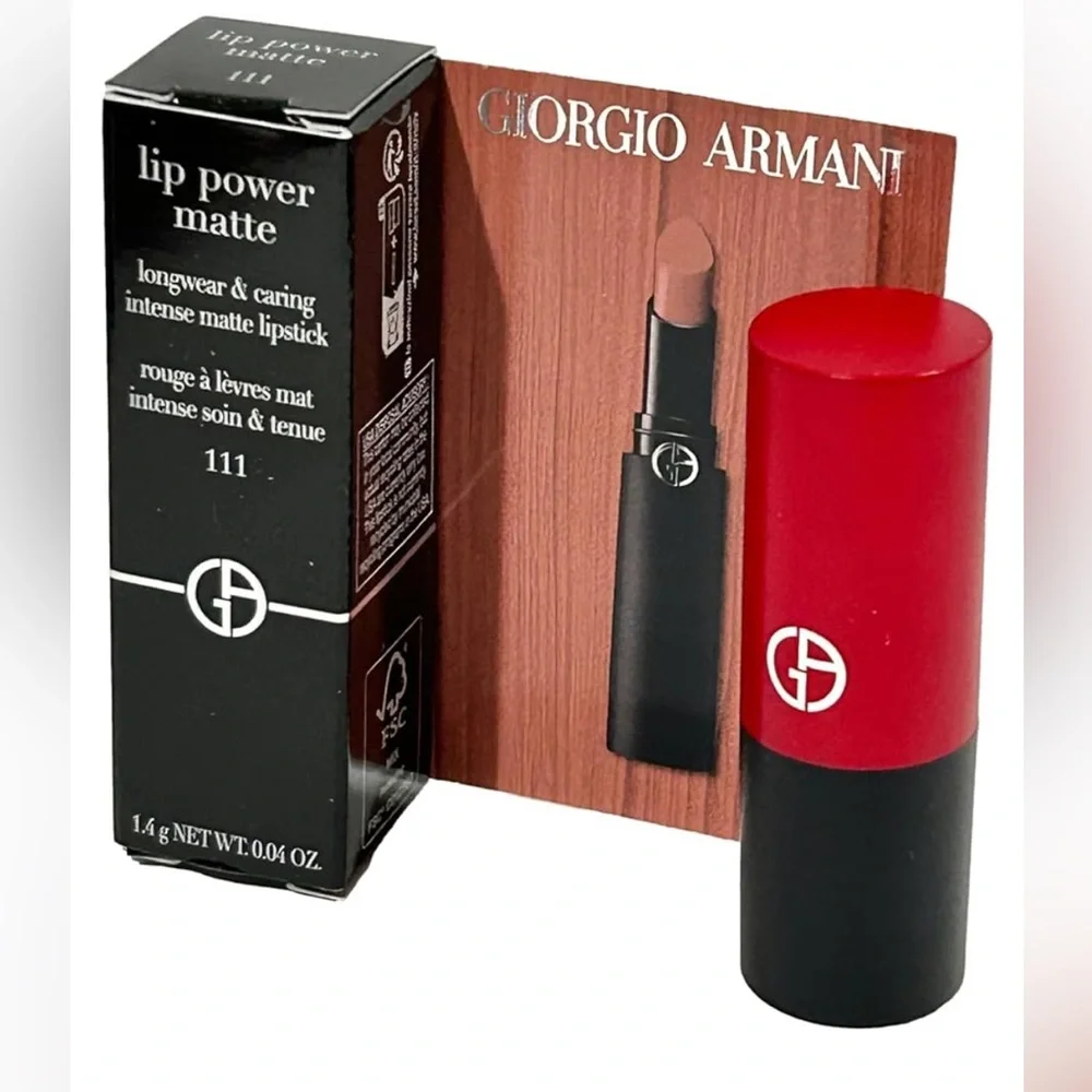 GIORGIO ARMANI LIP POWER LONG-LASTING MATTE LIPSTICK